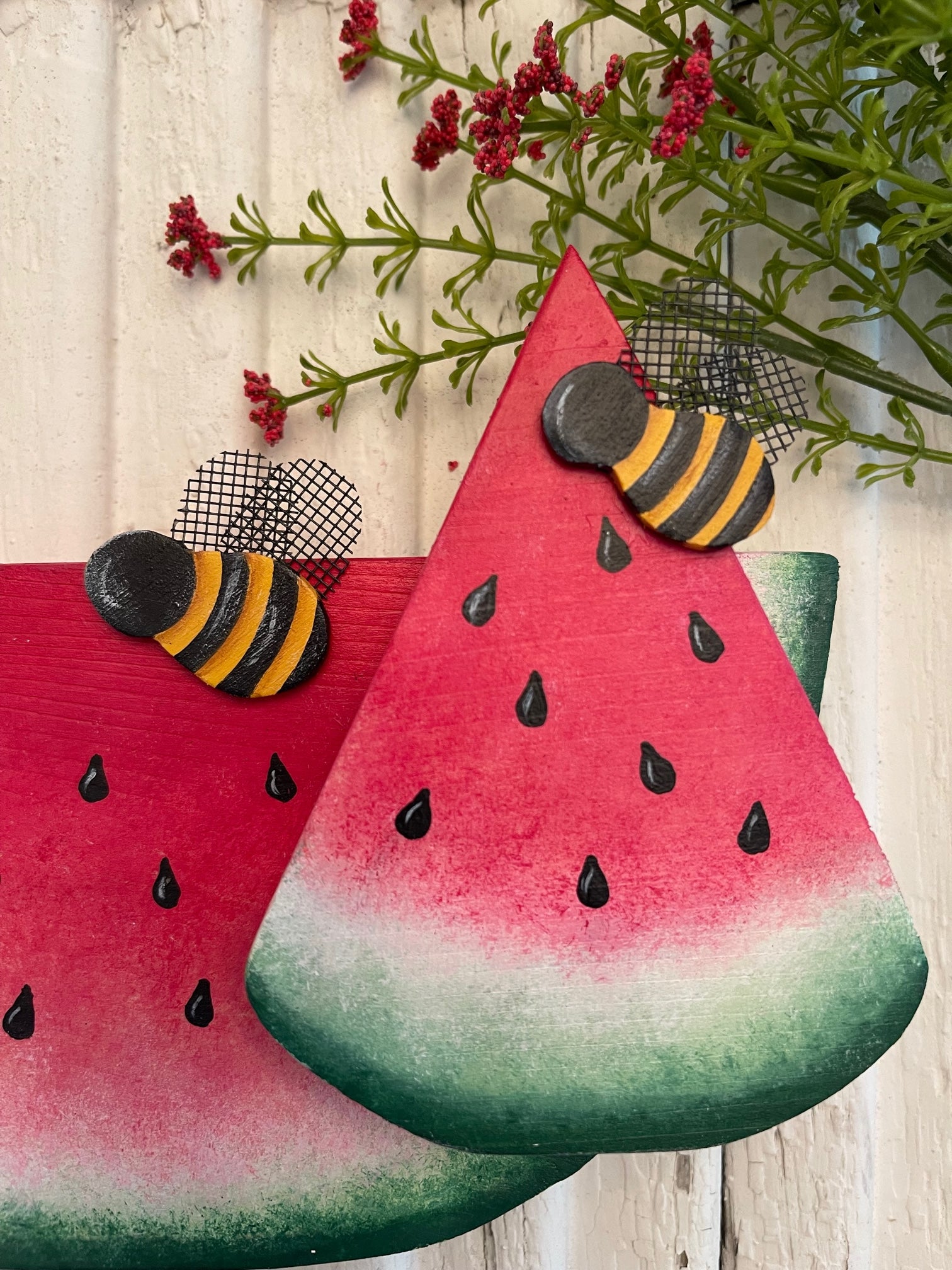 Watermelon Painting on Wood Board- Kit for Kids - Create Art