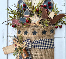 Load image into Gallery viewer, K229 Uncle Sam 1776 Door Hanger Scroll Saw Pattern and SVG