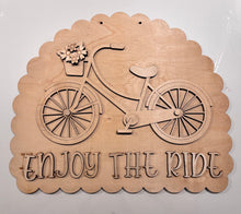 Load image into Gallery viewer, ENJOY THE RIDE Bicycle Door Hanger Minor Defects 3 Pack
