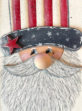 Load image into Gallery viewer, K305 Double Wood Block Uncle Sam Santa Craft Pattern