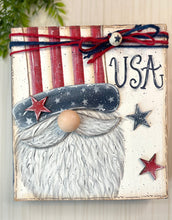 Load image into Gallery viewer, K305 Double Wood Block Uncle Sam Santa Craft Pattern