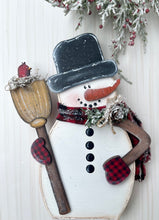 Load image into Gallery viewer, K307 SVG LASER Frosty Snowman with Broom