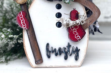 Load image into Gallery viewer, K307 SVG LASER Frosty Snowman with Broom