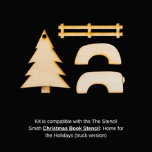 Load image into Gallery viewer, Home for the Holidays TRUCK BOOK Wood KIT