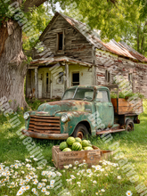 Load image into Gallery viewer, Summer Watermelon and Truck Canvas Project Fits 1x6 or 2x6