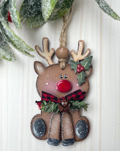 Load image into Gallery viewer, Reindeer Unfinished Wood Ornament

