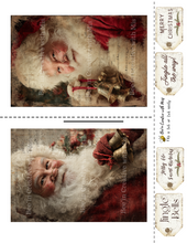 Load image into Gallery viewer, Santa Jingle All the Way with Four Tags Canvas Project Fits 1x6 or 2x6