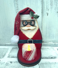 Load image into Gallery viewer, K306 SVG LASER Snowman Penguin Santa Tea Light Pattern
