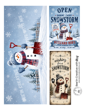 Load image into Gallery viewer, Blizzard Bob Can Wrap STYLE B Two Can Wraps + 4 printables