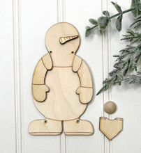 Load image into Gallery viewer, Frosty and Baby Snowman Christmas Ornament SVG File