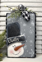 Load image into Gallery viewer, Snowman Block Mini SVG Pattern