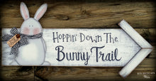 Load image into Gallery viewer, K264 Farmhouse Easter Peter Cottontail Bunny Sign Digital Epattern
