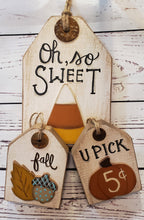 Load image into Gallery viewer, K272 Fall Wood Tags Digital Download Epattern