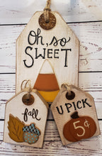 Load image into Gallery viewer, K272 Fall Wood Tags SVG Laser Cut File