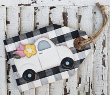 Load image into Gallery viewer, K278 Spring Easter Bunny Truck Wood Tags Digital Download Pattern