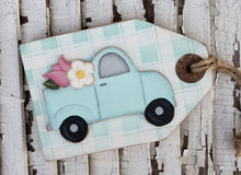Load image into Gallery viewer, K278 Spring Easter Bunny Truck Wood Tags Digital Download Pattern