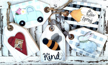 Load image into Gallery viewer, K278 Spring Easter Bunny Truck Wood Tags Digital Download Pattern