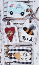 Load image into Gallery viewer, K278 Spring Easter Bunny Truck Wood Tags Digital Download Pattern