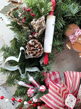 Load image into Gallery viewer, Baking Gingerbread Man Wreath SVG