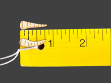 Load image into Gallery viewer, Small Carrot Noses for Snowmen  Unfinished wood Set of 6 SMALL SIZE
