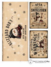 Load image into Gallery viewer, Blizzard Bob Can Wrap and 2x4 Printables
