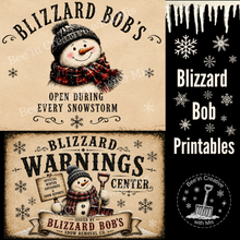 Load image into Gallery viewer, Blizzard Bob Can Wrap and 2x4 Printables
