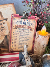 Load image into Gallery viewer, County Fair Clipboard with stars
