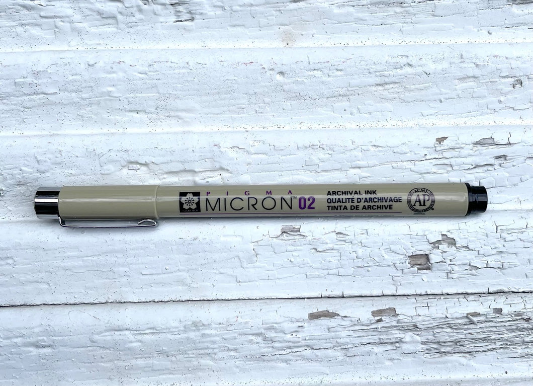 Micron Fine Black Liner Pen 02