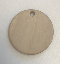 Load image into Gallery viewer, 3” Wood Circle Tag
