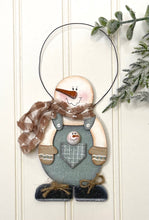 Load image into Gallery viewer, Frosty and Baby Snowman Christmas Ornament SVG File
