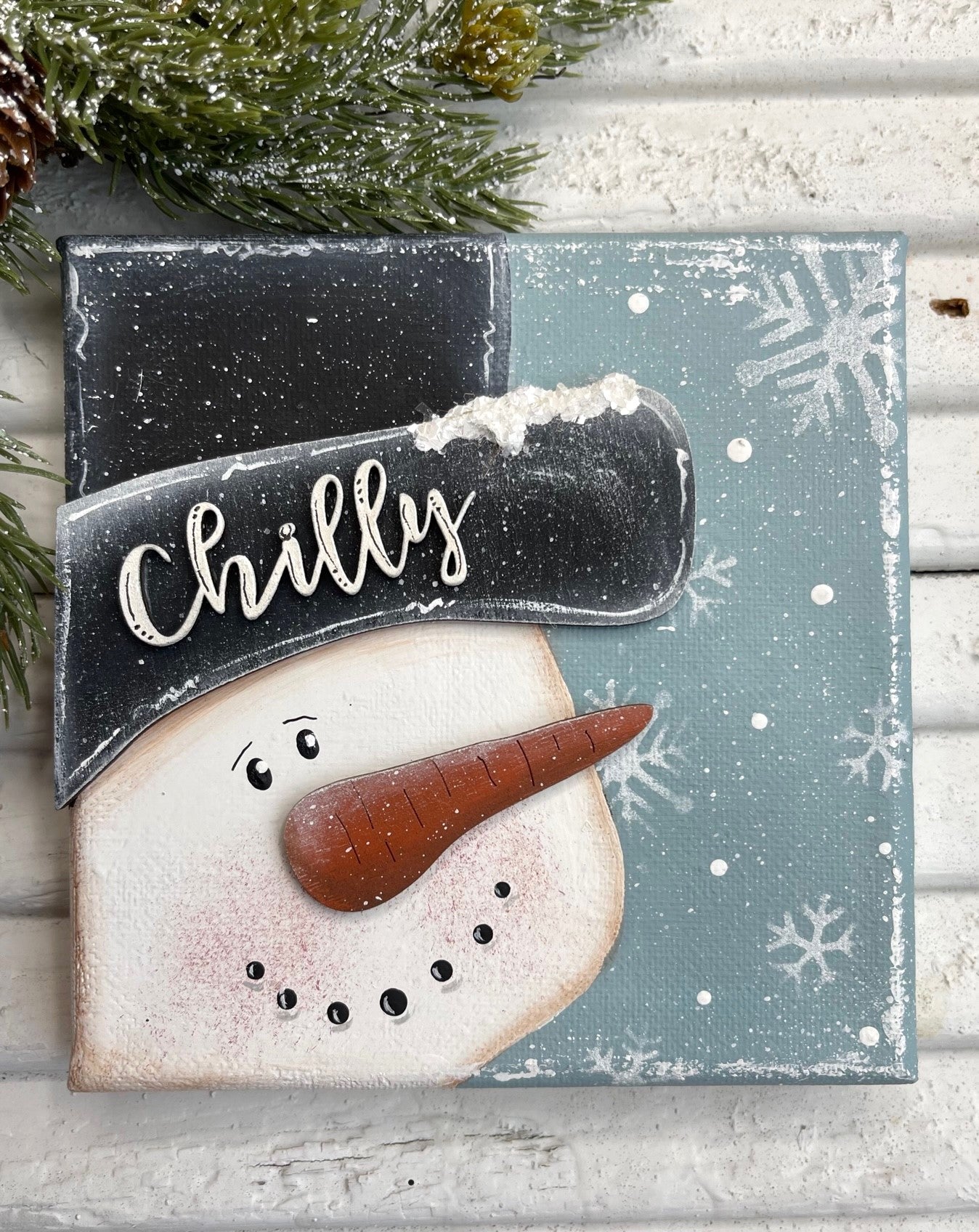 Snowman Block Mini SVG Pattern – Bee'in Creative with Mis