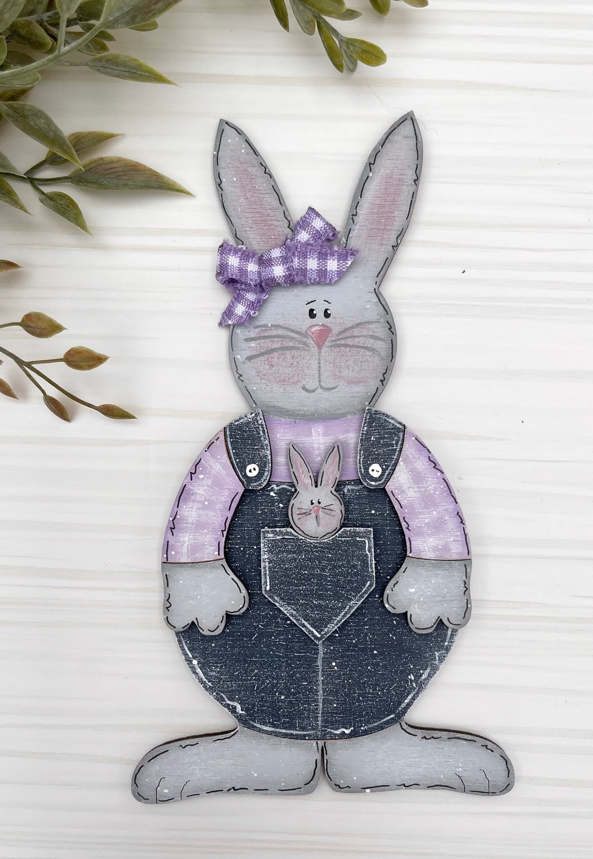 BABY POCKET BUNNY SVG Standing Bunny plus Bonus Ornament Size – Bee'in ...