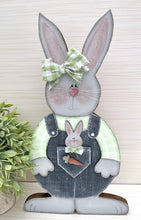 Load image into Gallery viewer, K304 BABY POCKET BUNNY  Wood Craft Pattern PDF for Scroll Saw Bonus Ornament Size
