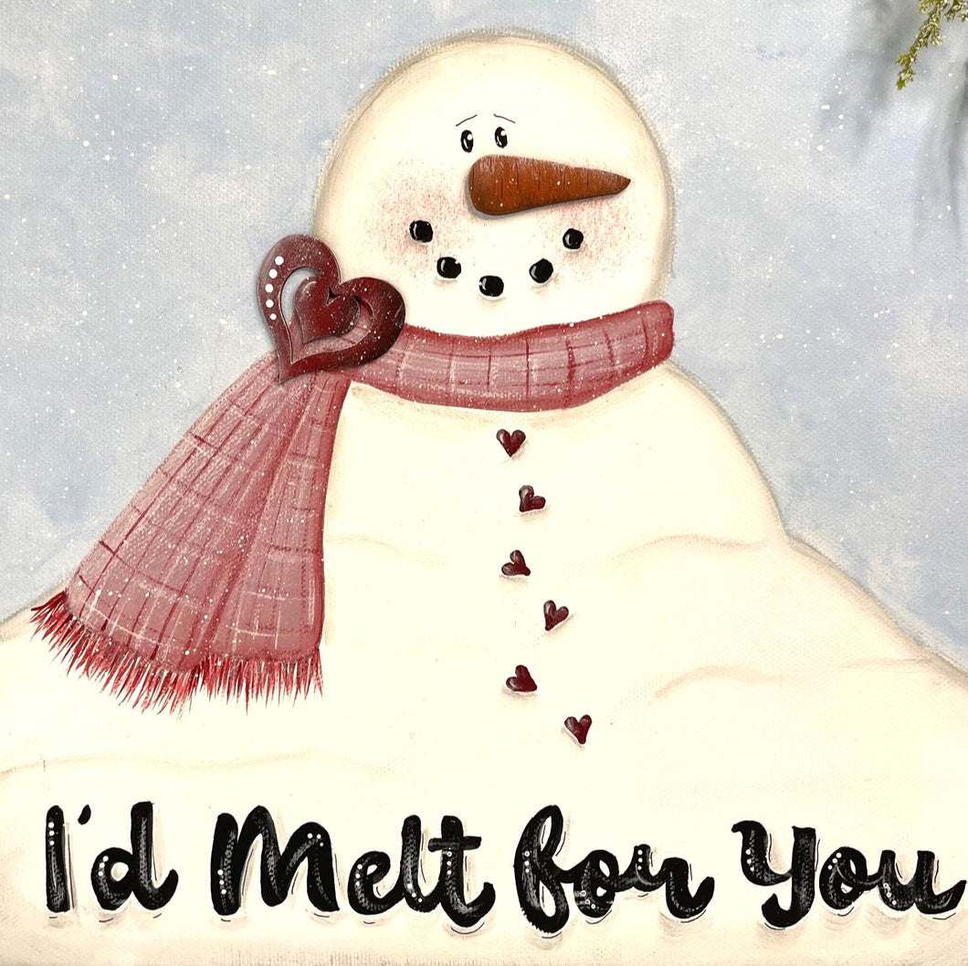 I'd Melt for You Snowman PDF Patten
