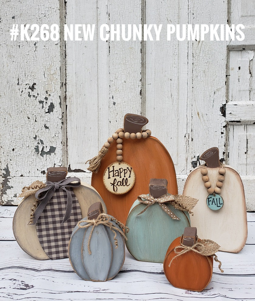 K268 New Chunky Pumpkins E-pattern