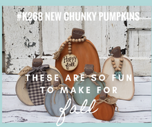 Load image into Gallery viewer, K268 New Chunky Pumpkins SVG Laser Cut File
