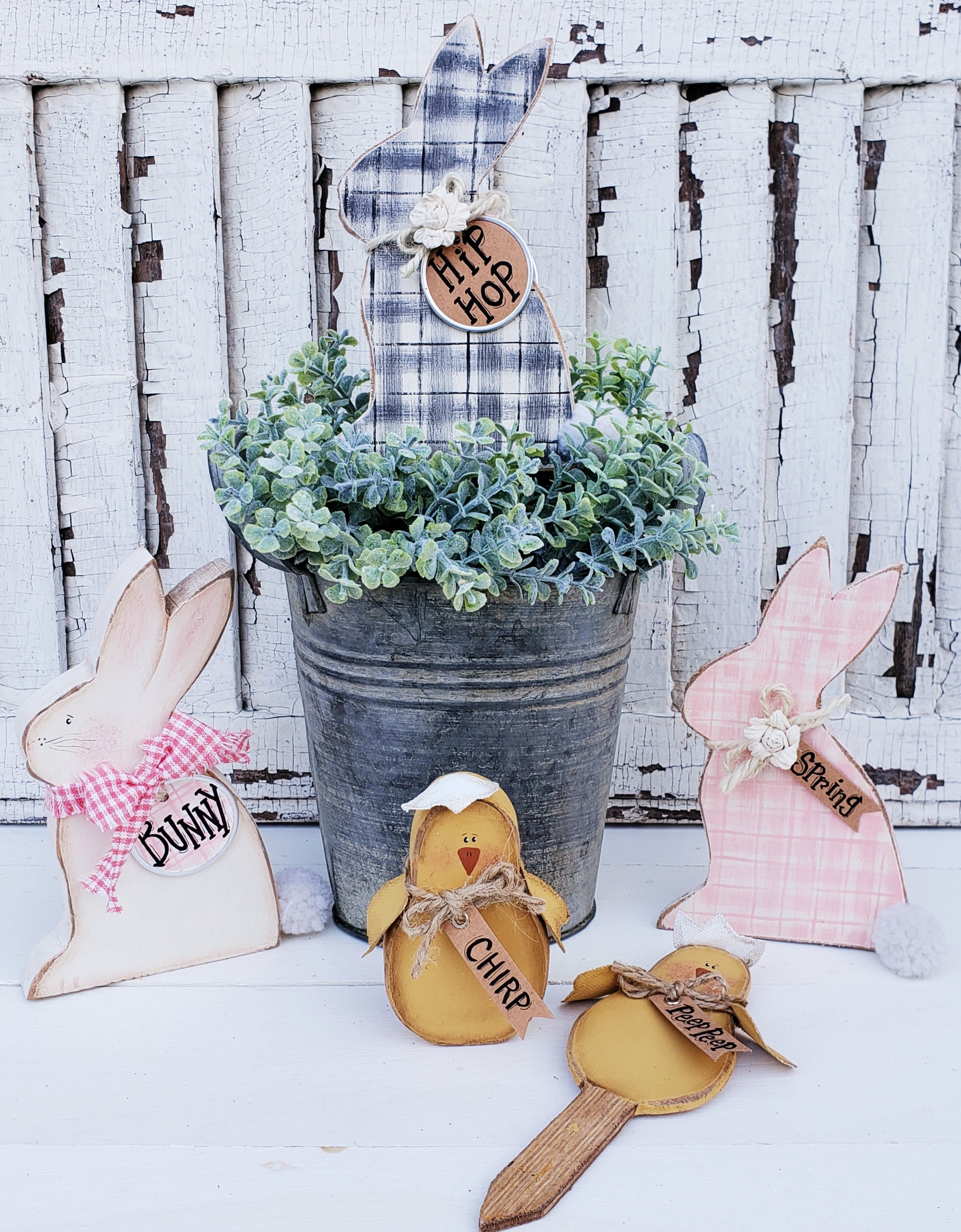 K280 Easter Plank Pokes Tray Sitters Bunny Chick – Bee'in Creative