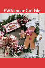 Load image into Gallery viewer, Baking Gingerbread Man Wreath SVG
